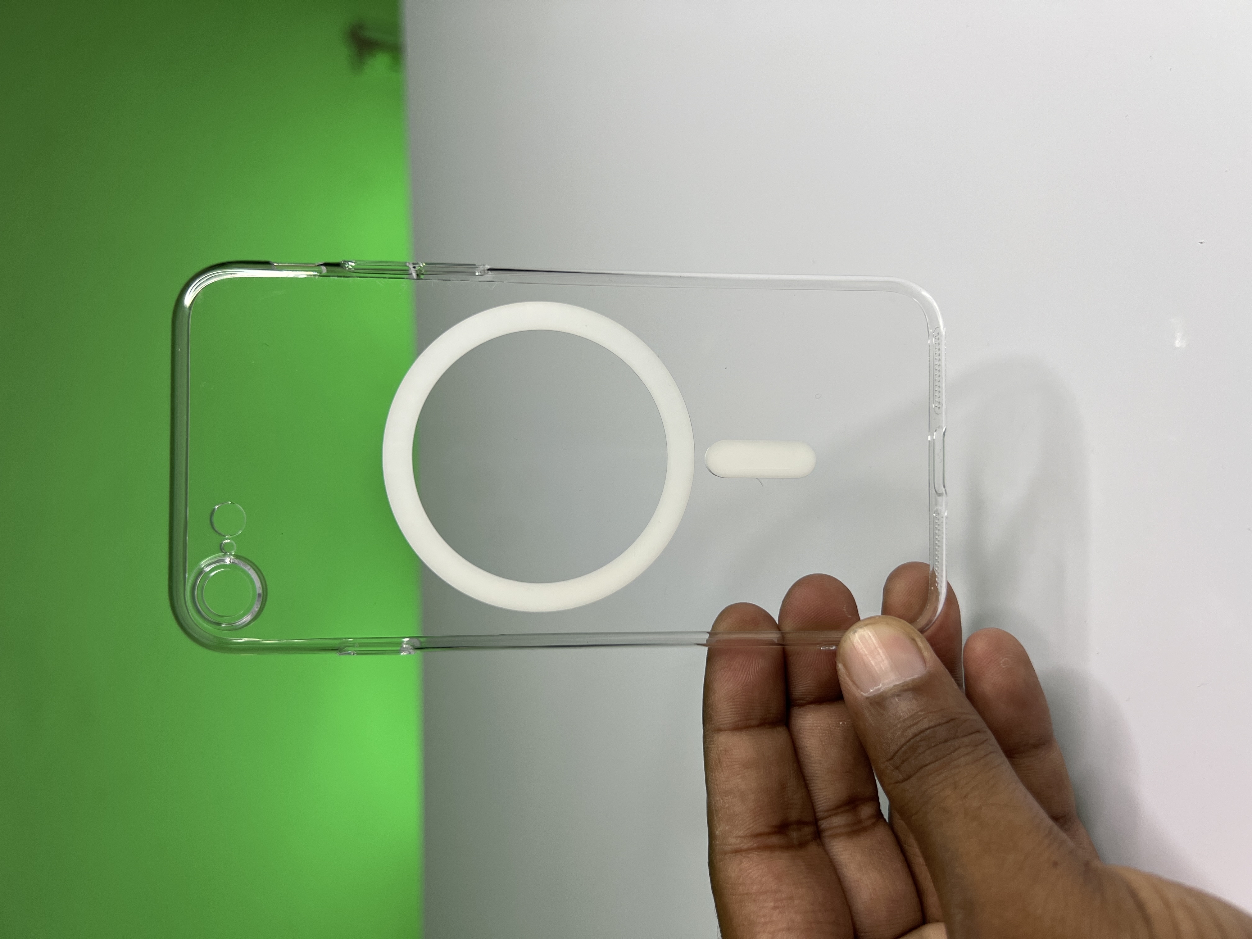 Anti-Yellow Transparent Magnetic Wireless Charging Case Ultrafine Original For iPhone 7/8/X/XS/XR/11